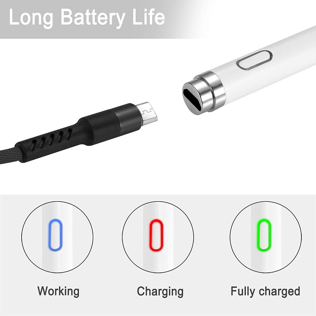 Universal Compatible Smart Stylus Pen Aluminum Alloy Touch for iPad Apple iPhone Other Tablets-Pencil-Style
