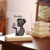 Acrylic Desktop Decoration 2D Design Positive Affirmation Decor for Encourage Gifts for Mum  Gift