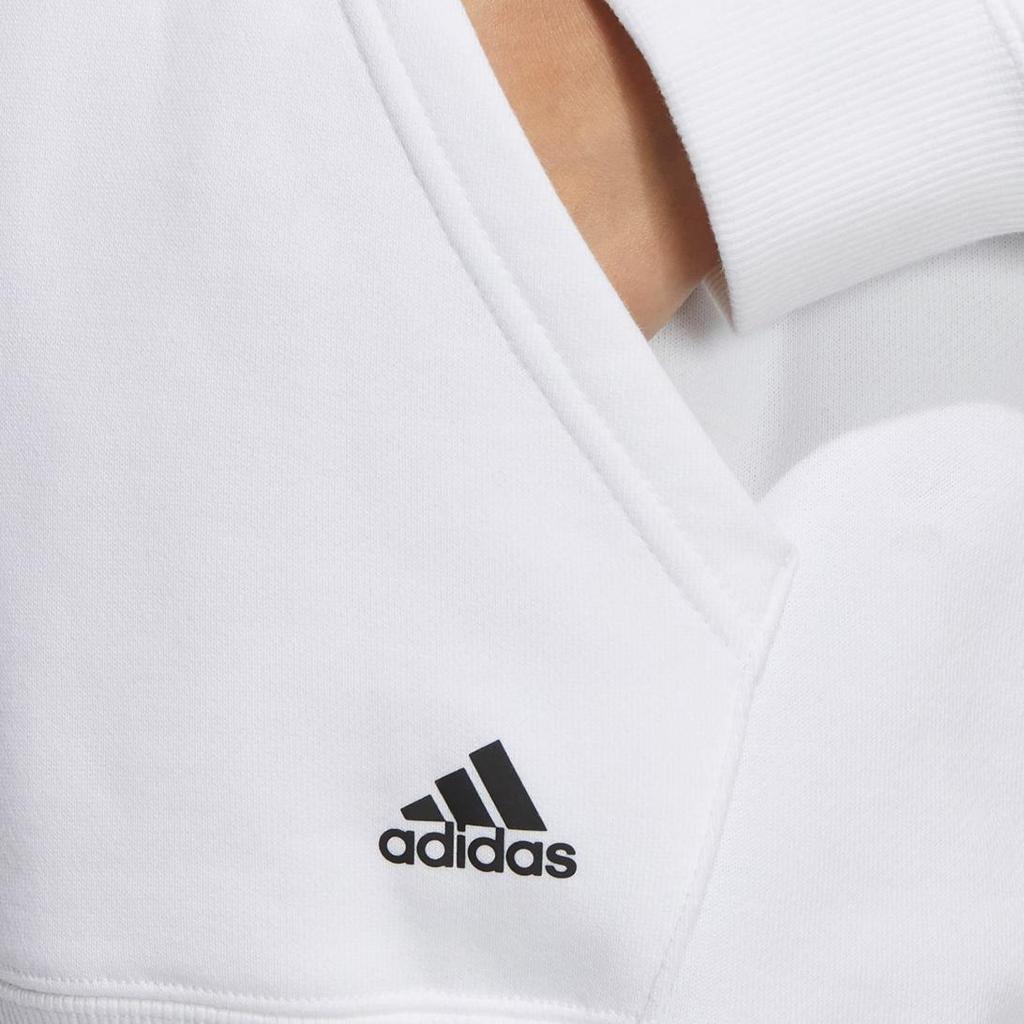 Adidas X Atmos Pink Atmos Collaboration Allover Graphic Print Hoodie Soft Fleece Lined Casual Long Sleeve Hoodies Women White GT0091