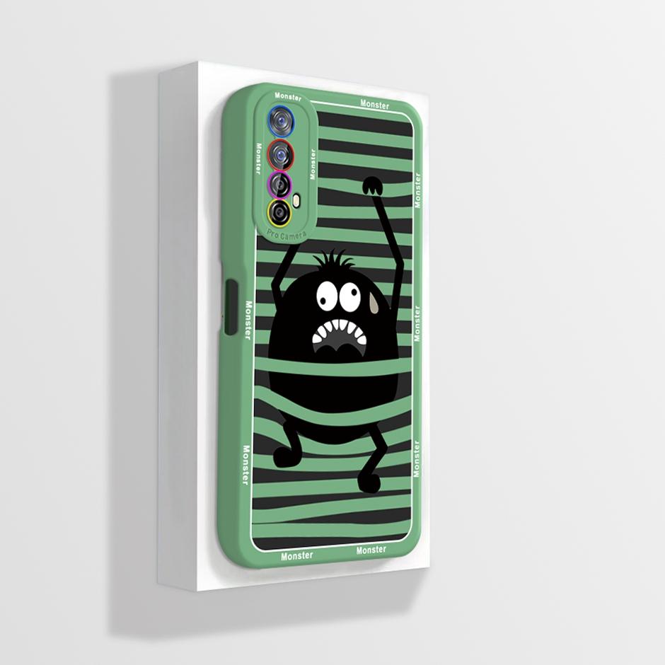 For Realme 7 Case Soft Silicone Cute Cartoon Phone Cover Shell for OPPO Realme Narzo 20 Pro 30 Narzo30 4G Cases New Design Funda