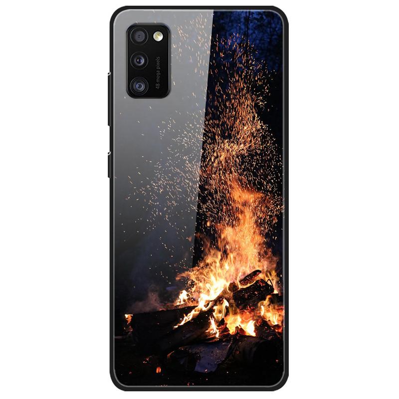 Tempered Glass Hard Case for Samsung Galaxy M31s M21s M31 M21 M51 Phone Cover Protective M 21s Fundas Fashion M 31s