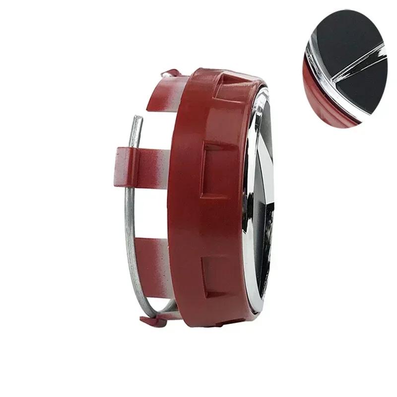 C200 E200 Novo 2025 Para Mercedes Benz 4 peças/conjunto Tampa de cubo de roda de 75 mm Tampa de cubo alta Para Mercedes Benz A45 CLA45 C63 GLA45 Edição 1 Alta