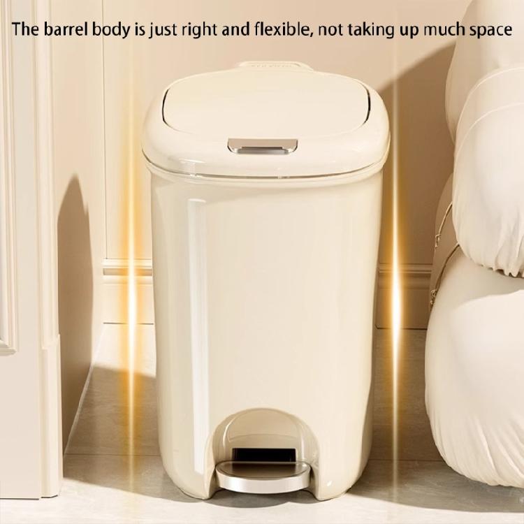 Pedal Bathroom Trash Can for Kitchen Hotel Home or Office 8/12L Trash Can with Lid for Household and Professional