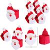 Christmas Decorations 3d Santa Claus Non-woven Tablecloth Set For Hotels And Dining Tables In Stock