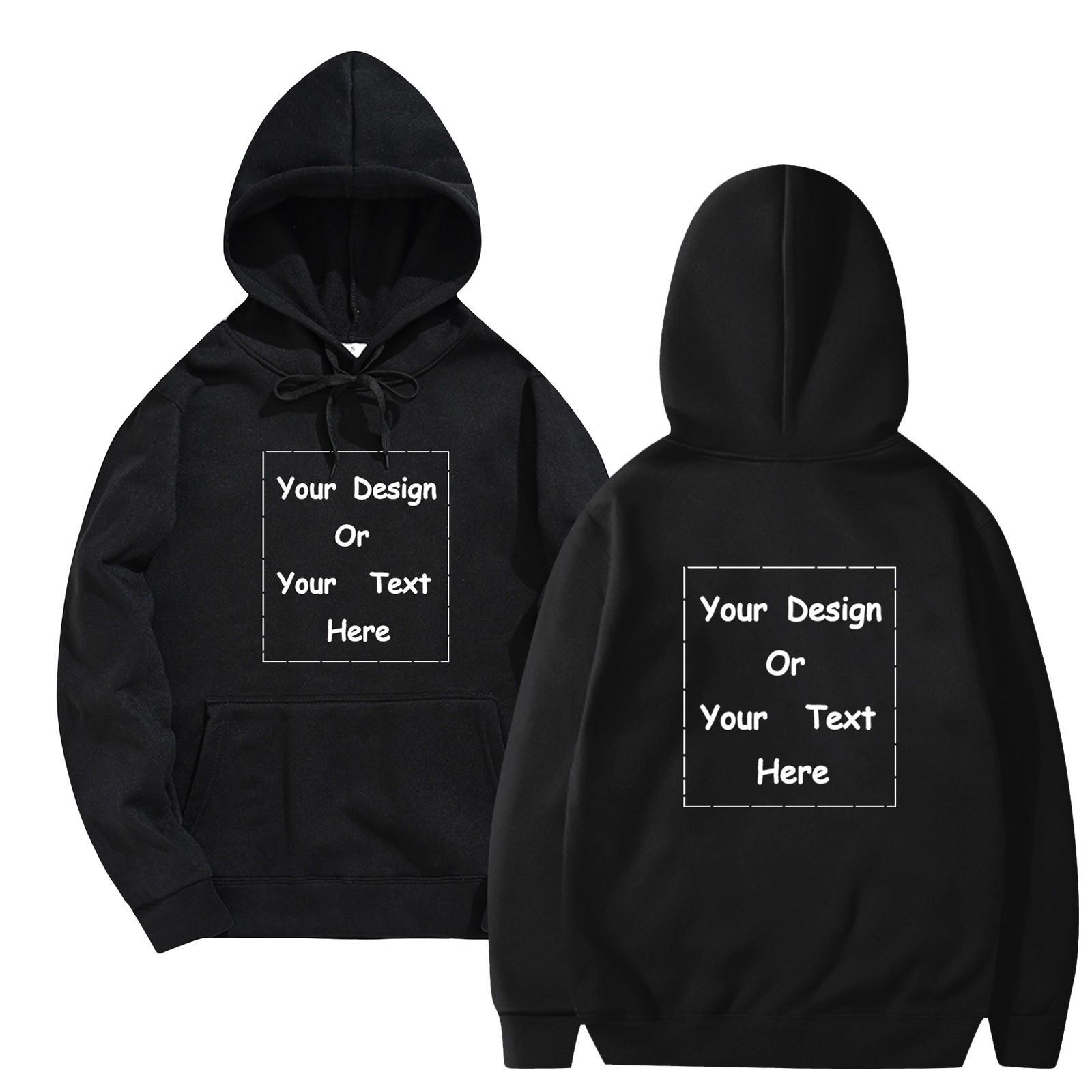 

Женский и мужской однотонный спортивный свободный пуловер с длинным рукавом и карманом, толстовка сверху L чёрный