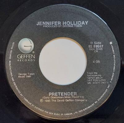 7-Zoll Schallplatte JENNIFER HOLLIDAY - Hard Times For Lovers 9289587 Geffen Records 1985 Kanada Dance & Electronica Gebraucht