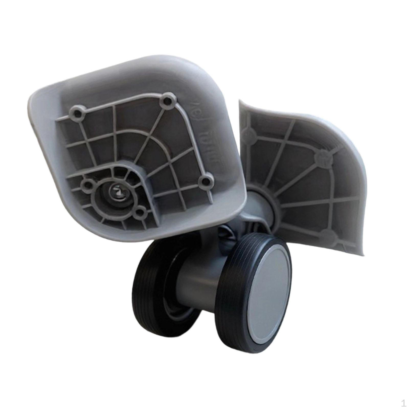 

2 Luggage Wheels, Swivel Casters, Repair Tool, Versatile, Easy to Install, Smooth-running, сірий колір