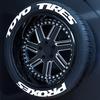 TOYO TIRES PROXES Universale 3D Auto Impermeabile Adesivo per Pneumatici Ruota Auto Gomma Lettere Unite Decalcomanie Accessori