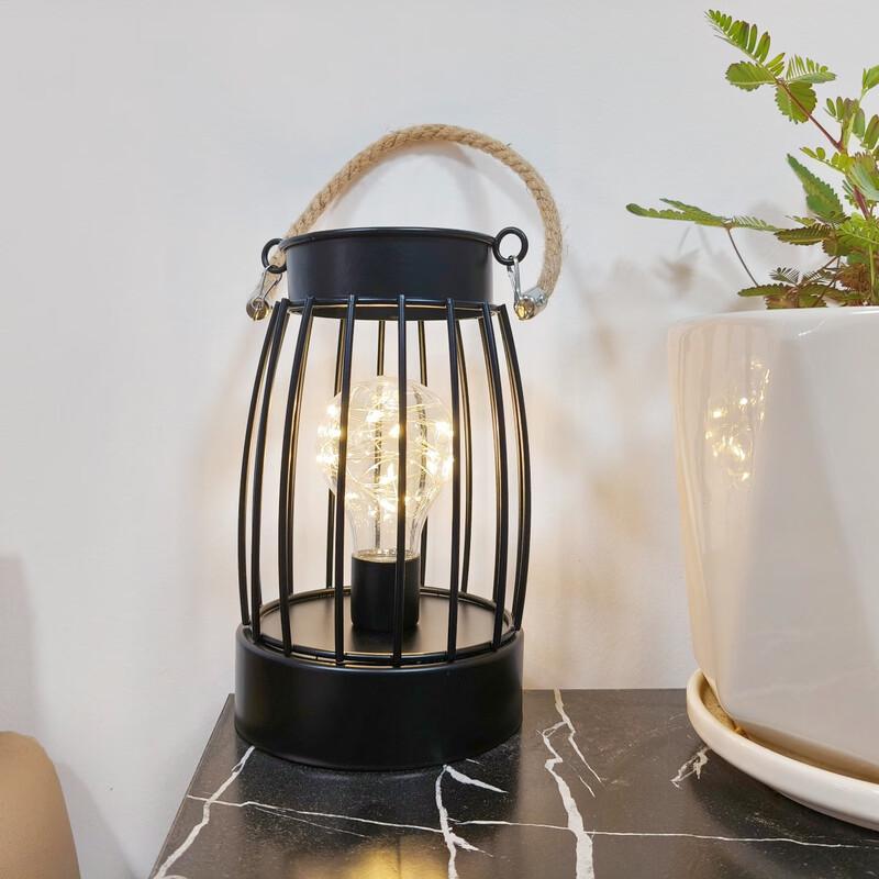 Rechargeable LED Hemp Rope Ambient Lantern