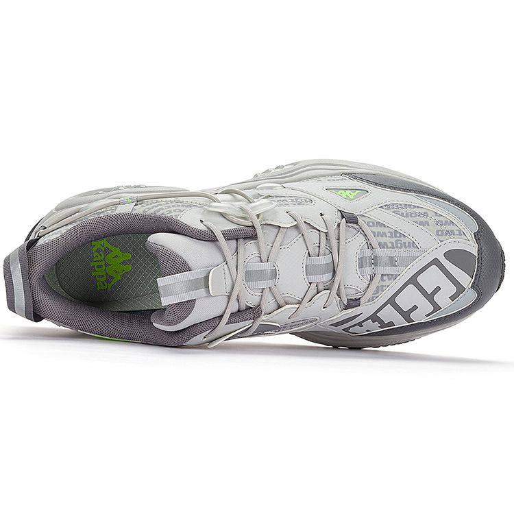 Kappa Deconstructed Elements Retro Casual Versatile Low-Top Dad Shoes Unisex sneakers Gray Silver K0DY5MC03D-1118