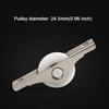 8PCS 25mm Sliding Door Roller Nylon Caster Wheel Pulley Runners for Cabinet Wardrobe Window Furniture Hardware load-bearing 20KG