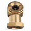 1/4" Npt Golden Tyre Inflator Valve Connector Air Chuck Ball Tire Clip Lock-On