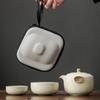 Shangqi Ru Kiln Portable Ceramic Tea Set