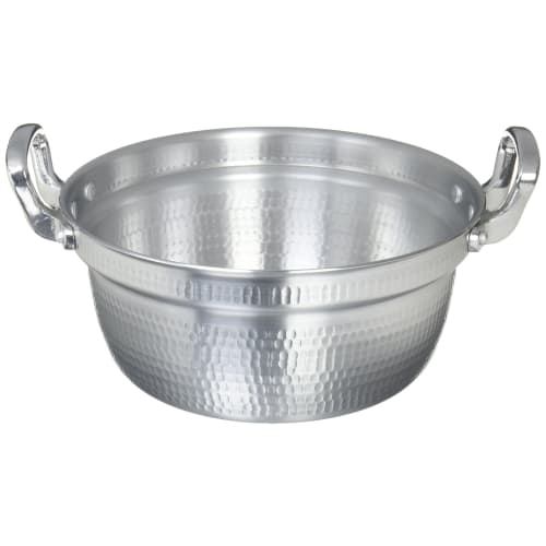 Akao Aluminum DON Hammered Round Pot, 27cm, Aluminum Alloy, Aluminum Die-Cast Handle, Japan, AEV02027