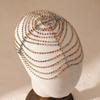 Sparkling Forehead Drop Headband Rhinestones Hair Chain Elegant Eyebrows Headchain Wedding Ceremony Charm Hair Ornament