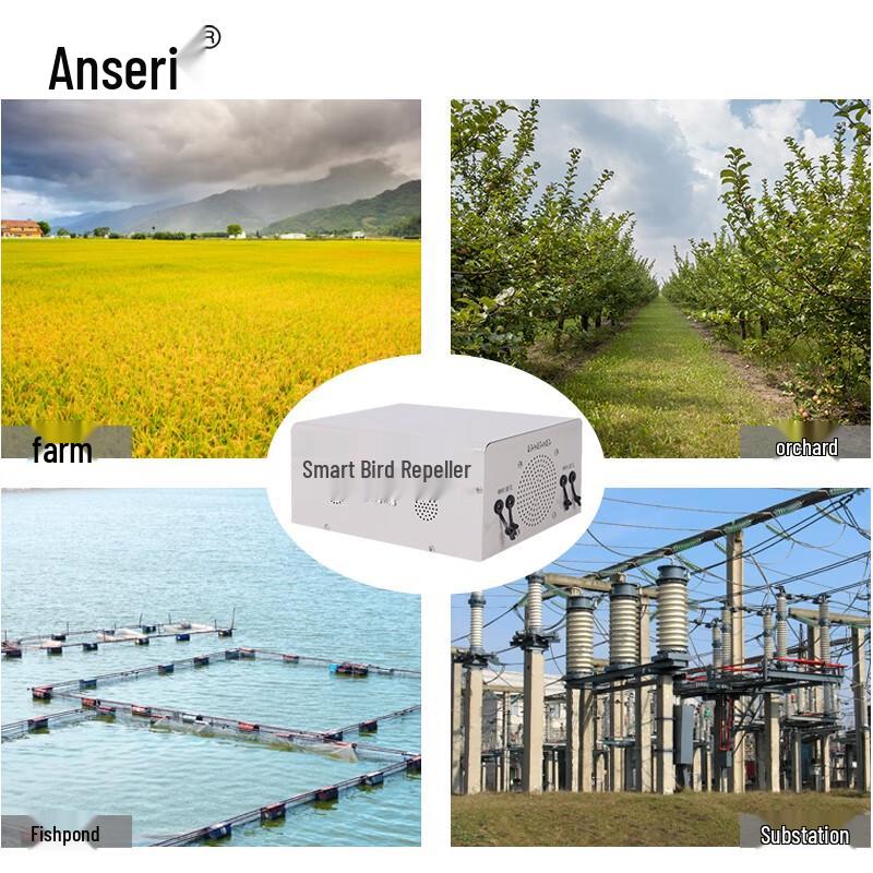 Ansa Rui Smart Ultrasonic Voice Bird Repeller