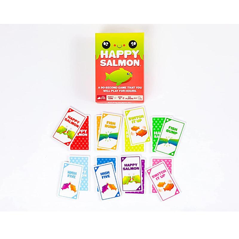 Brettspiel Happy Salmon Adult Family Gathering Game Card Bomb Cat Table