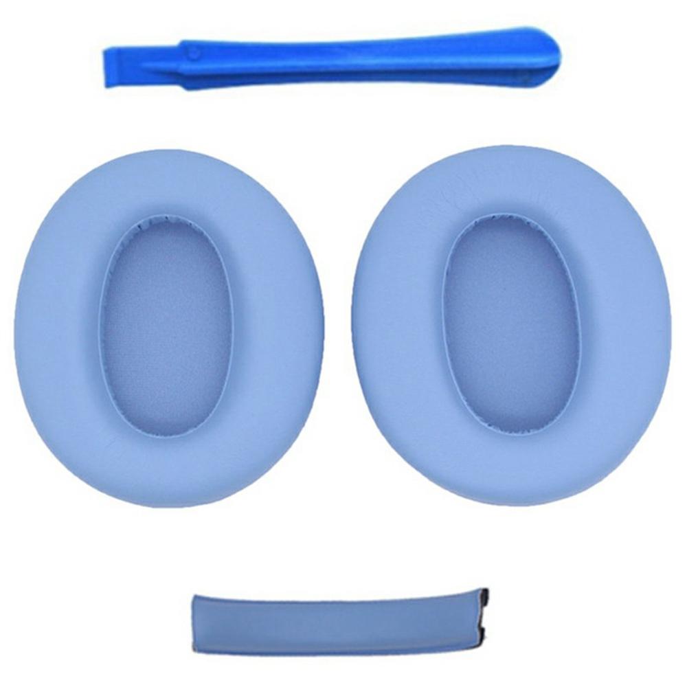 For Edifier W820NB Headphone Protein Leather Ear Pads+Mini Crowbar+Head Beam Sleeve