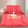1pc Cozy Print Blanket, Football Club Blanket Appropriate for Home Picnic and Travel Adventures