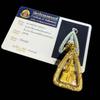 Sothon Budista Real Tailandês 2538 com Cartão Original do Templo