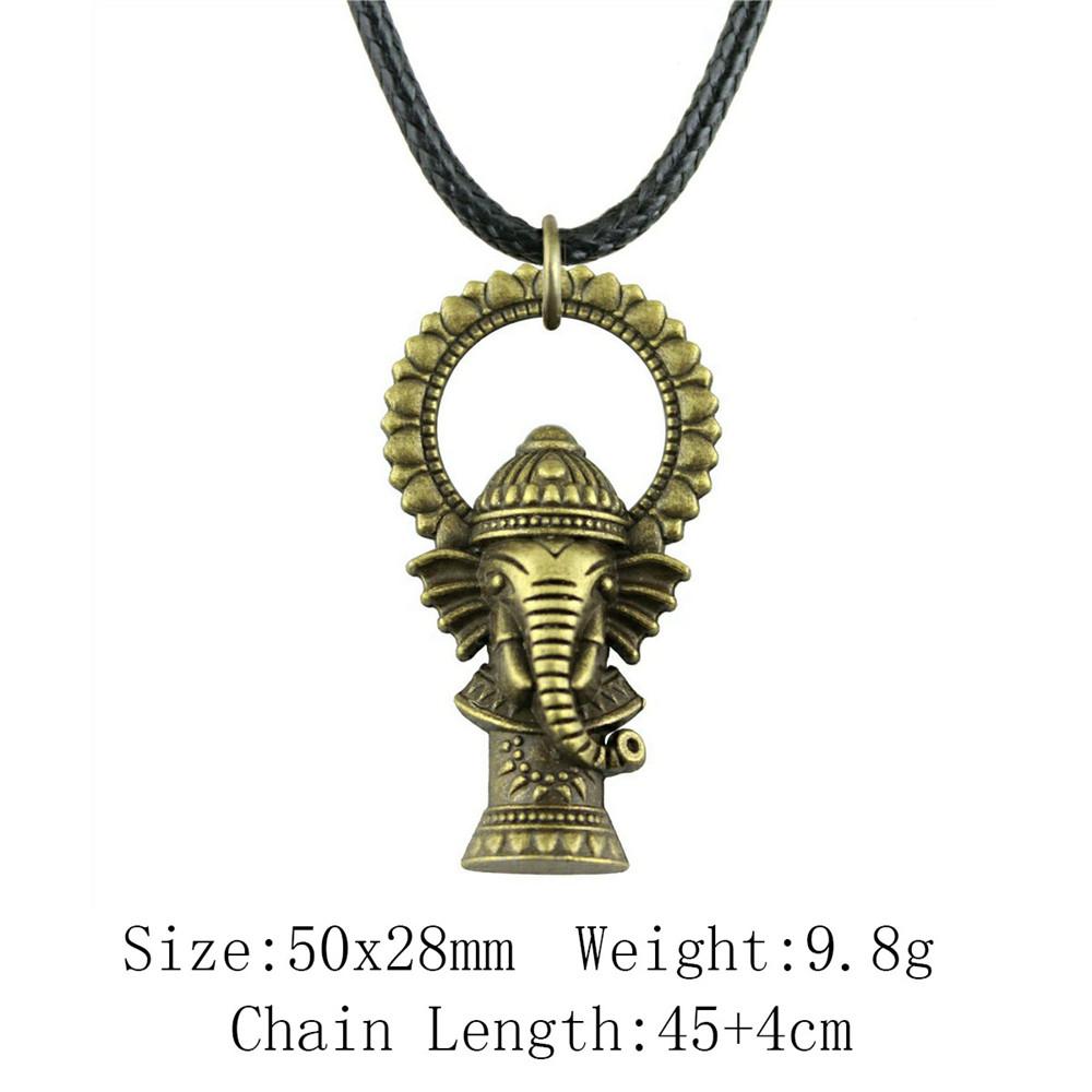 2025 Trend Best Friend Necklace Chief Pharaoh Buddhism Necklace Leather Chain 45cm Audience Necklaces With Pendant