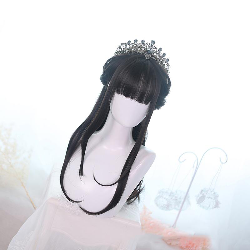 Bybrana Damen-Pony, glattes Haar und langes Haar, Kunsthaar für den täglichen Gebrauch