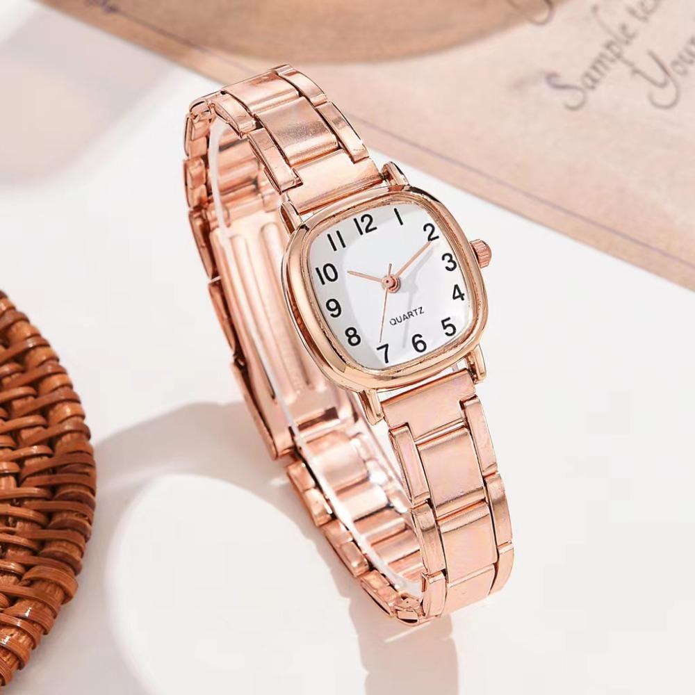 Versatile Luxury Wrist Watches Square Small Dial Womens Quartz Wristwatch Ladies Bracelet Watch