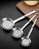304 Stainless Steel Oil Skimmer, Soy Milk Foam & Dregs Strainer, Small Kitchen Ladle.