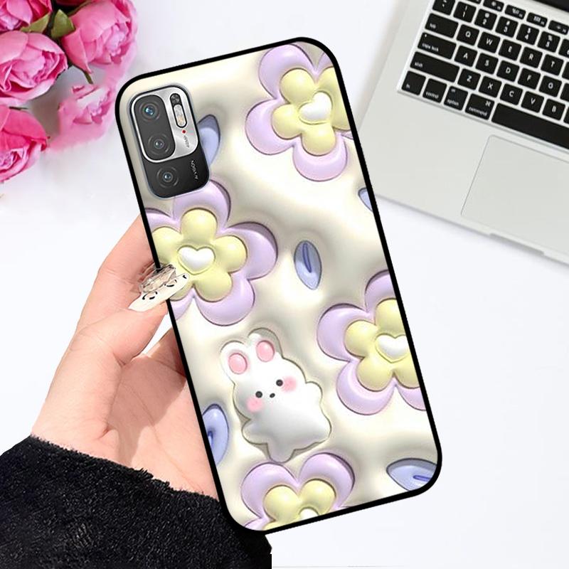 For Redmi Note 10 5G Case M2103K19G Soft Silicone Phone Shell For Xiaomi Redmi Note 10 JE Shockproof Bumper Cover Coque Fundas