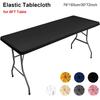 1Pcs Elastic Fitted Rectangular Tablecloth  For Home Parties Banquets Picnics Wedding Decorations