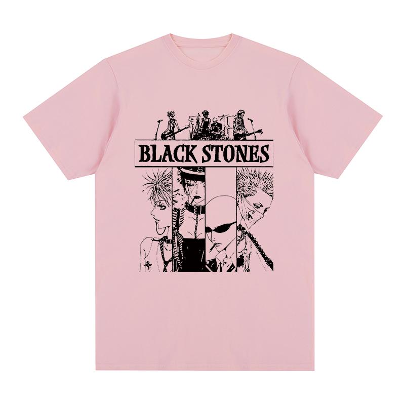 Black Stones Vintage tshirt NANA Osaki Japanese Anime Cotton Men T shirt New TEE TSHIRT Womens tops