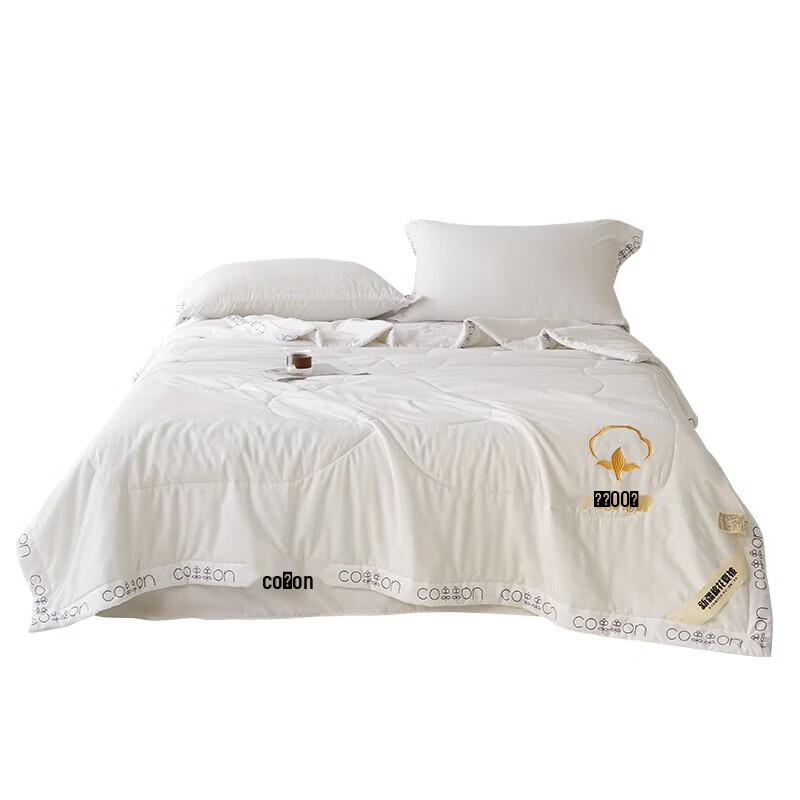 Embroidered Cotton Summer Quilt
