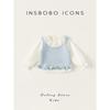 Insbobo Girls' Suit 2026 Spring Baby Spring Outfit New Top Children's Clothing Spring and Autumn Two-Piece Set