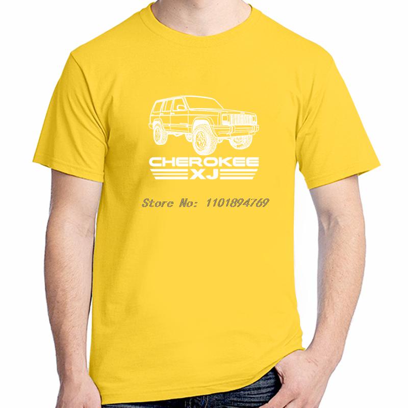 Summer Hot Sale Cotton Tshirt Fashion Cherokee Xj Mj Off Road 4x4 Suv 40 4wd Graphic T Shirts Unisexs Short Sleeve Tshirt
