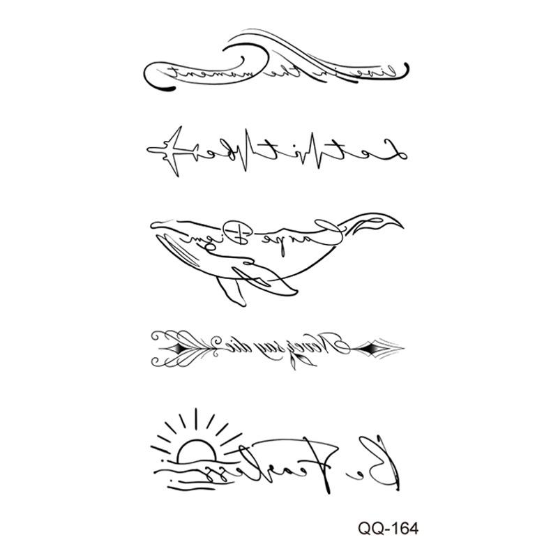 New Style Waterproof Temporary Tattoos: Floral, Butterflies & Lion Designs - Mix & Match Set