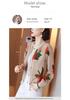 Autumn 2025 Round Neck Printed Jacket for Middle-Aged and Elderly Women - Fashionable, Stylish, Versatile Age-Reducing Outerwear