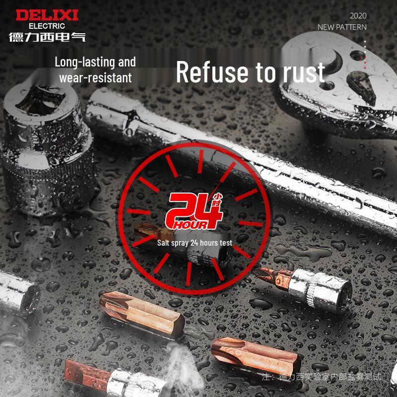 DELIXI Car Repair Tool Set Socket Wrench
