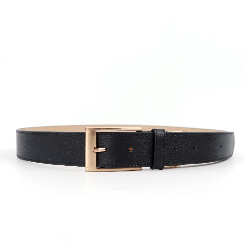 

Mei Mary Belt, men s and women s genuine leather pin buckle, top grain cowhide, zinc alloy buckle, waist belt 100~130cm