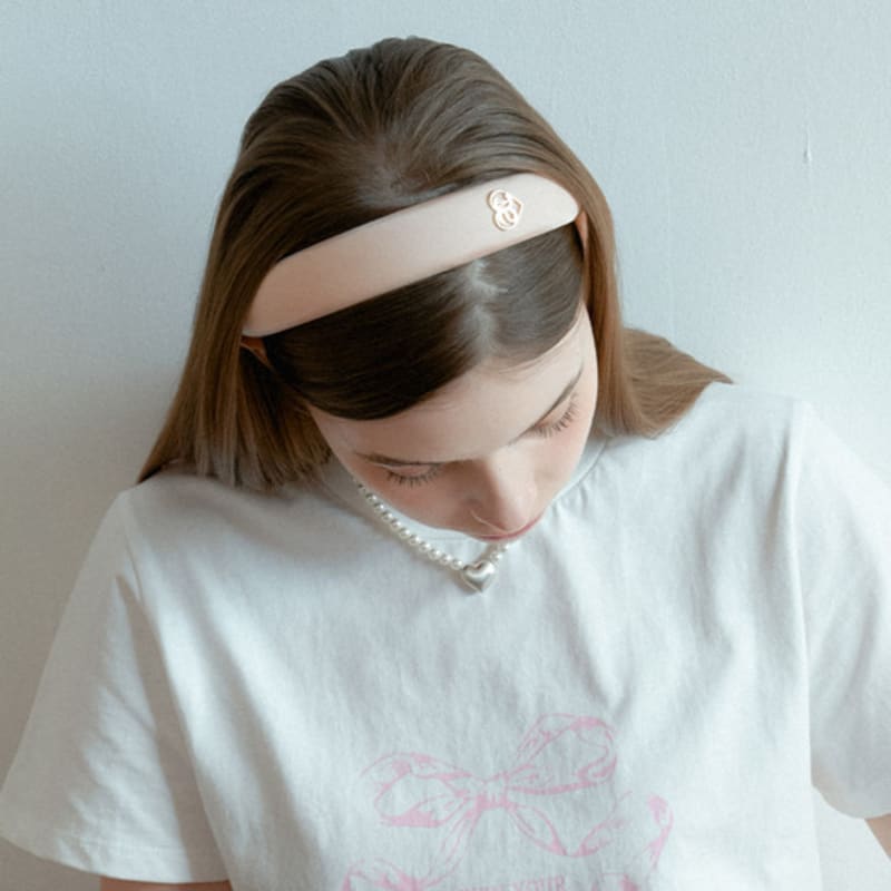 ANOETIC NEW ANC SATIN HAIRBAND_PINK