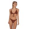 PRTCABO Triangle Bikini Zebra Print Black