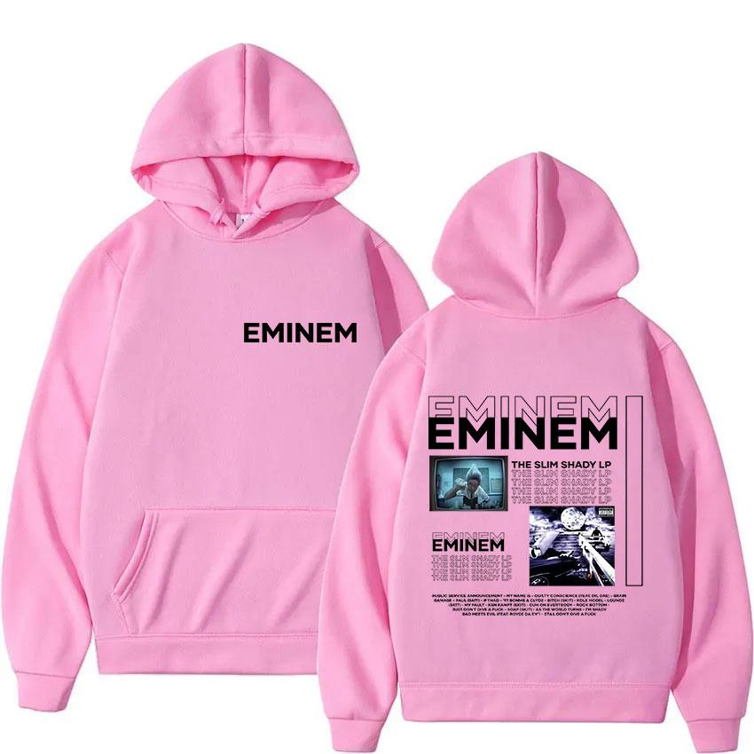 Rapper Eminem The Slim Shady LP Neues Album Merch Hoodie Herren Retro Style Hip Hop Sweatshirt Y2K Popmusik Langarm-Hoodie