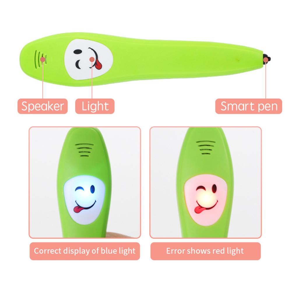 Elektronisches Englischbuch mit Smart Logic Lernstift Frühe Bildung Aufklärung Puzzle Lesen