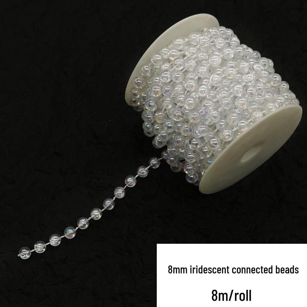 Double-Line Pearl Sunflower Snowflake Beads DIY Decoration