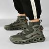 Men High Top Sneakers Breathable Mesh Lightweight Socks Shoes Comfortable Men Casual No-slip Walking Sneakers
