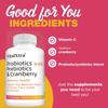 Probiotics, Prebiotics, Cranberry, 120 Capsules