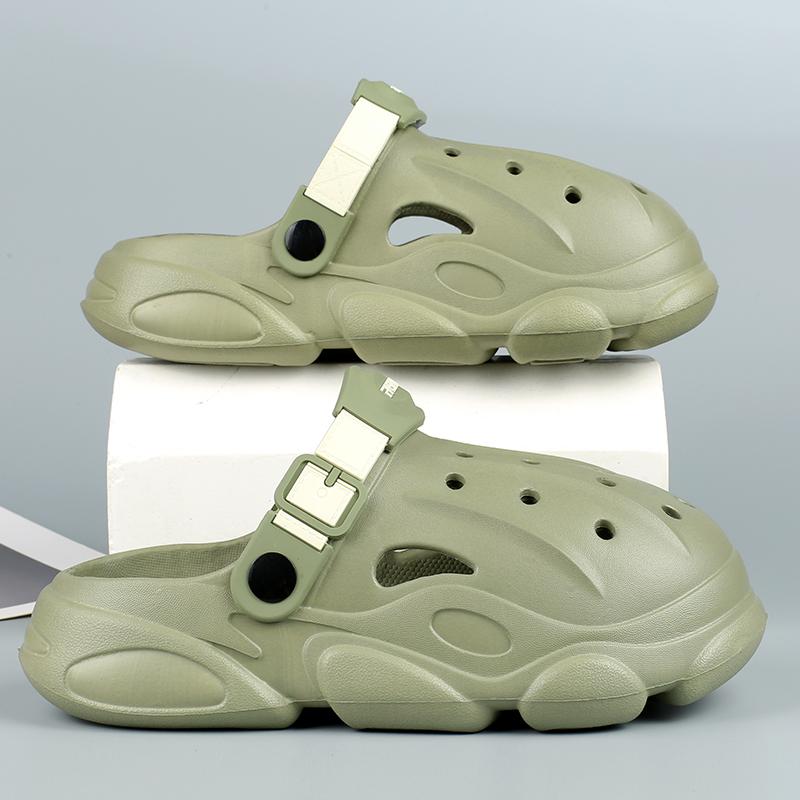 Moda Estate Moda Sandali Ciabatte Impermeabili Scarpe da Uomo Ciabatte da Esterno Scivoli Suola Morbida Scarpe da Giardino Zoccoli EVA Sandali da Spiaggia Pantofole da Casa