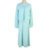 Spring/Summer Camellia Knitted Women's Set: Fairy Dress Cardigan, Vest & Skirt