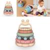 Montessori Stacking Toy For Children Silicone Sensory Development Educational Playset