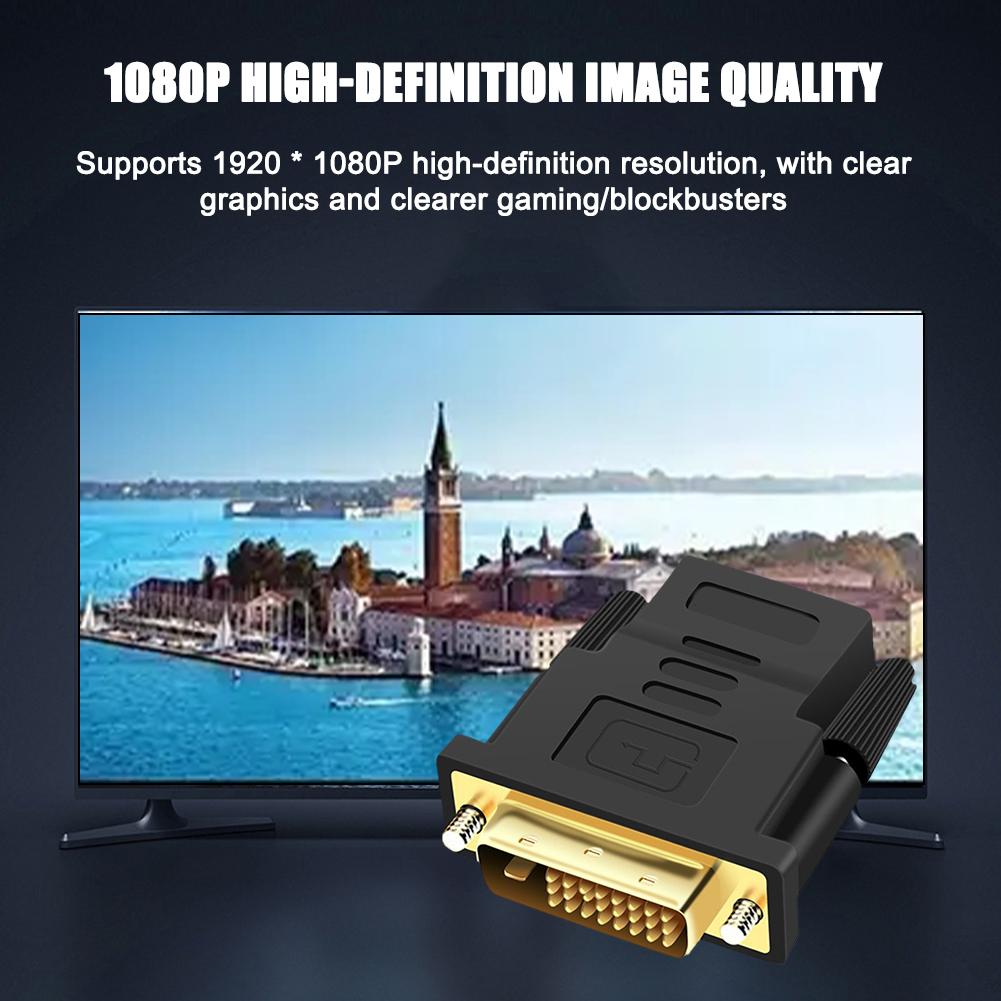 DVI Zu HDMI-kompatible Konvertierung TV Computer Verbindung Monitor DVI Zu HD Adapter Konverter Für PC HDTV Projektor