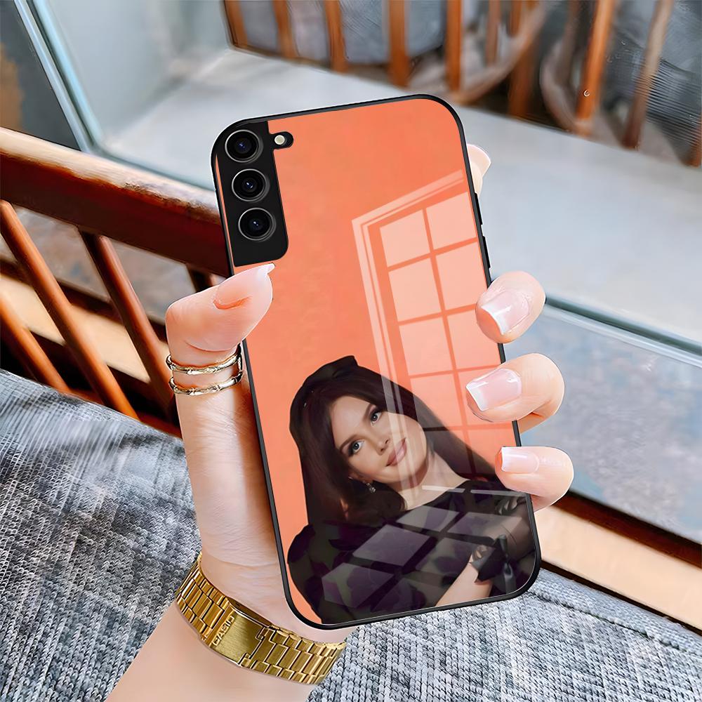 Singer L-Lana Del Rey Phone Case For Samsung A25 A13 A33 5G A54 A36 A35 A56 A52 A14 Shockproof Glass Cover